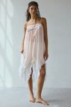 Out From Under Justine Sheer Lace-Trim Hanky Hem Slip