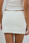 Out From Under Bec Pointelle Knit Low Rise Micro Mini Skort