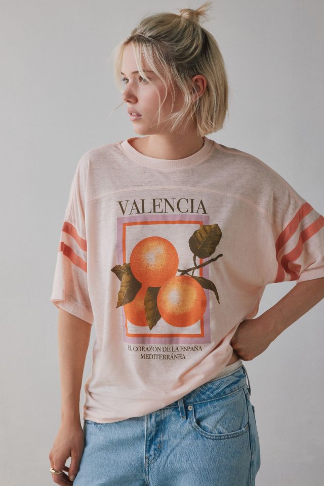 BDG Rowan Valencia Orange Graphic Oversized Tee #1