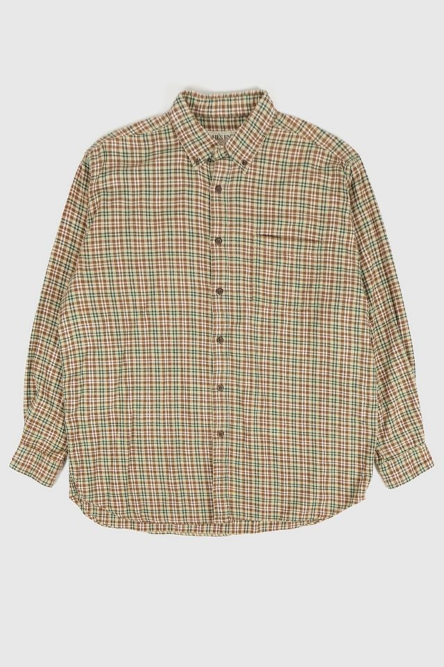 Vintage Pleated Brown Shirt