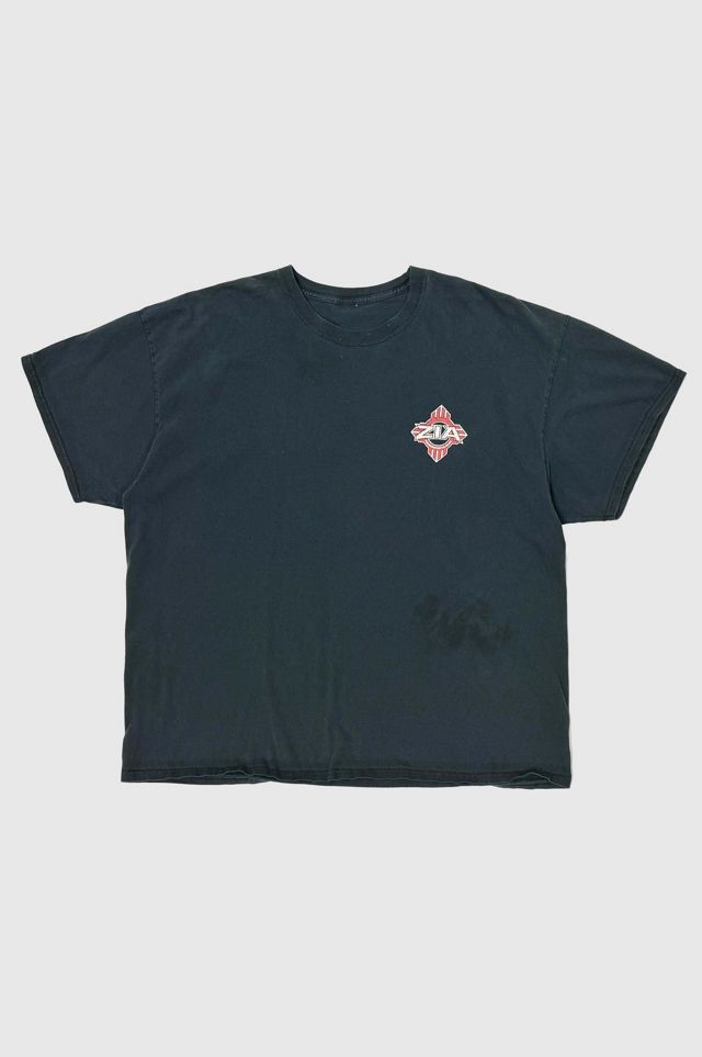 T-Shirt Manches Longues Vintage 90s Starter - Effet Paint Splatter Thrashed - Taille XL - Occasion Bon État