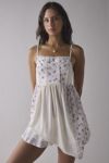 Kimchi Blue Stila Lace-Trim Patchwork Asymmetrical Tunic Cami