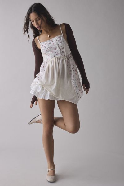 Kimchi Blue Hydi Asymmetric Lace Tunic Top | Urban Outfitters