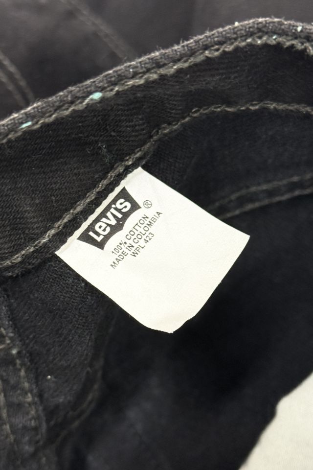 Vintage 1990’s Levi’s® 501 Dark Black Denim Jeans #3