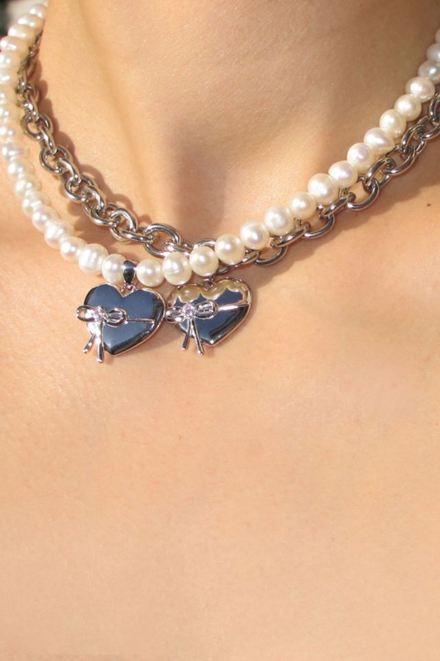 RIMOR The Bow Heart Chain Choker #3