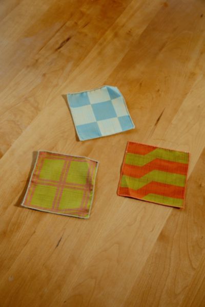 Tortuga Forma Double Sided Cocktail Napkin Set In Sky At Urban Outfitters In Multi