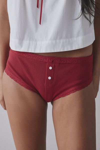 Frankies Bikinis X Bella Hadid Bluebell Cotton Brief