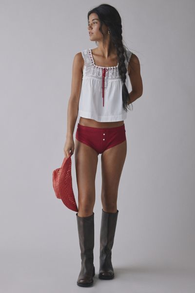 Frankies Bikinis X Bella Hadid Bluebell Cotton Brief