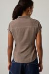 BDG Veronica Short Sleeve Button-Down Shirt