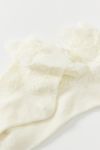 Lace Ruffle Pointelle Ankle Sock