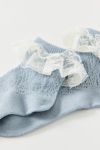 Lace Ruffle Pointelle Ankle Sock