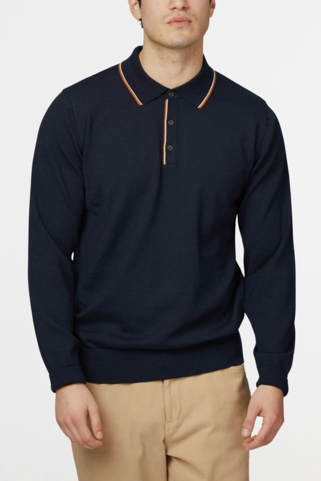 Ben Sherman Tipped Merino Polo #1