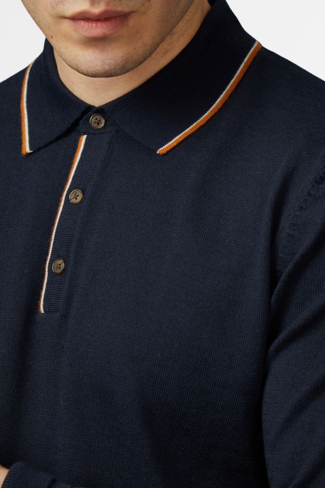 Ben Sherman Tipped Merino Polo #2