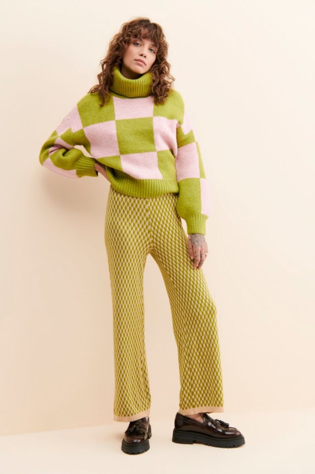 Native Youth Iola Checkerboard Sweater #3