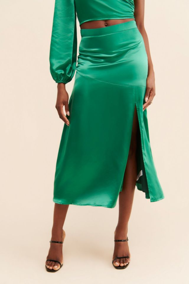 g.p.d. Serena Satin Crop Top #2