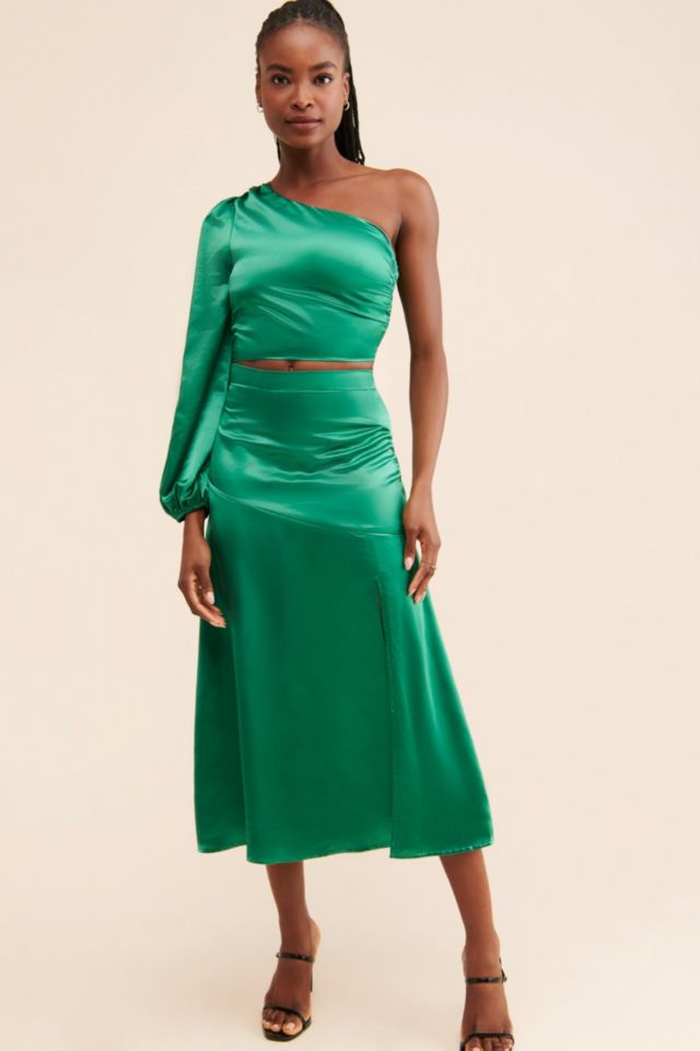 g.p.d. Serena Satin Crop Top #3