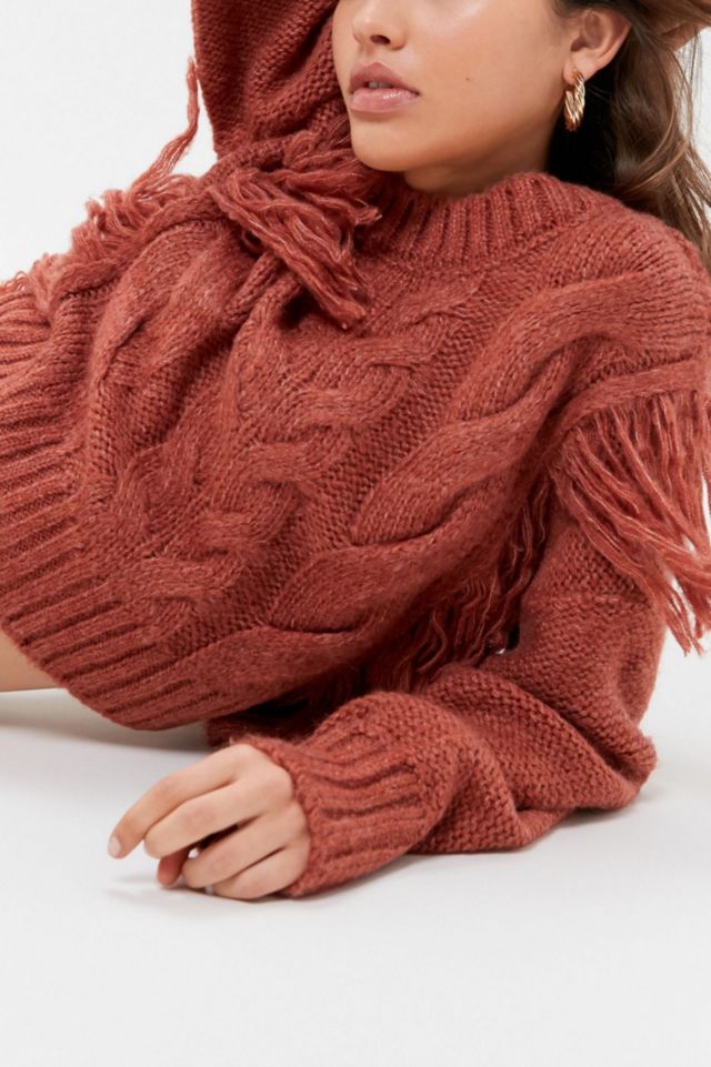 Faye Shimmer Fringe Sweater #3