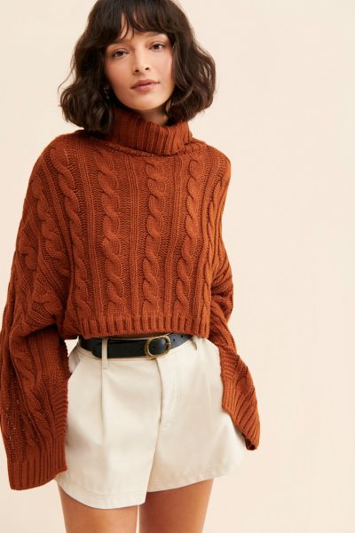 BB Dakota Sloane Cropped Sweater