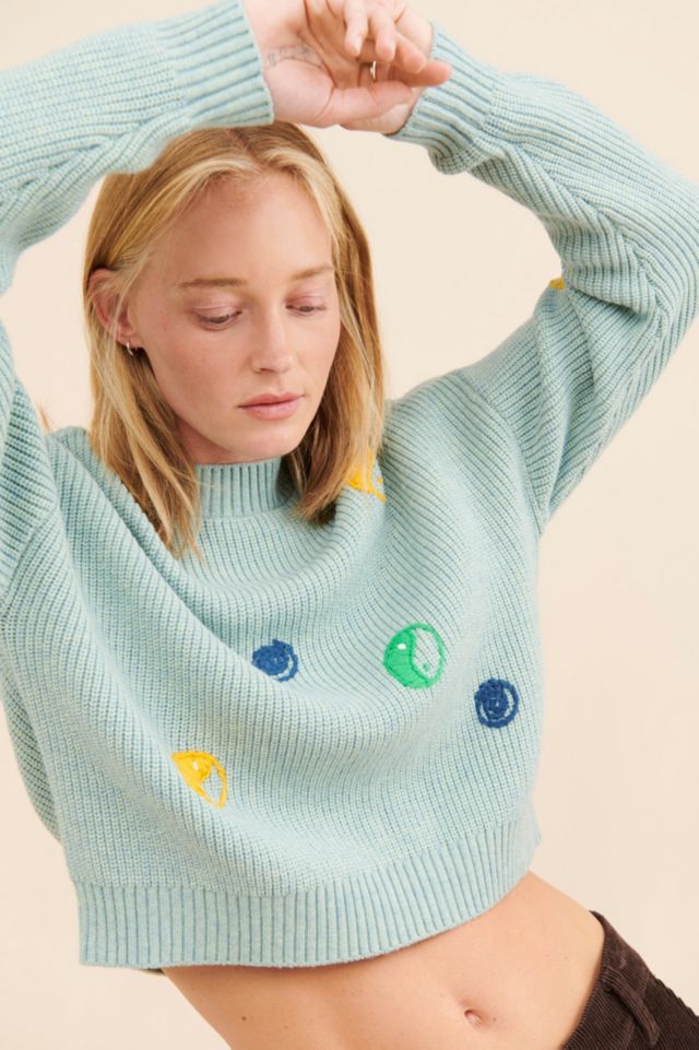 Native Youth Yin Yang Stitched Sweater #2