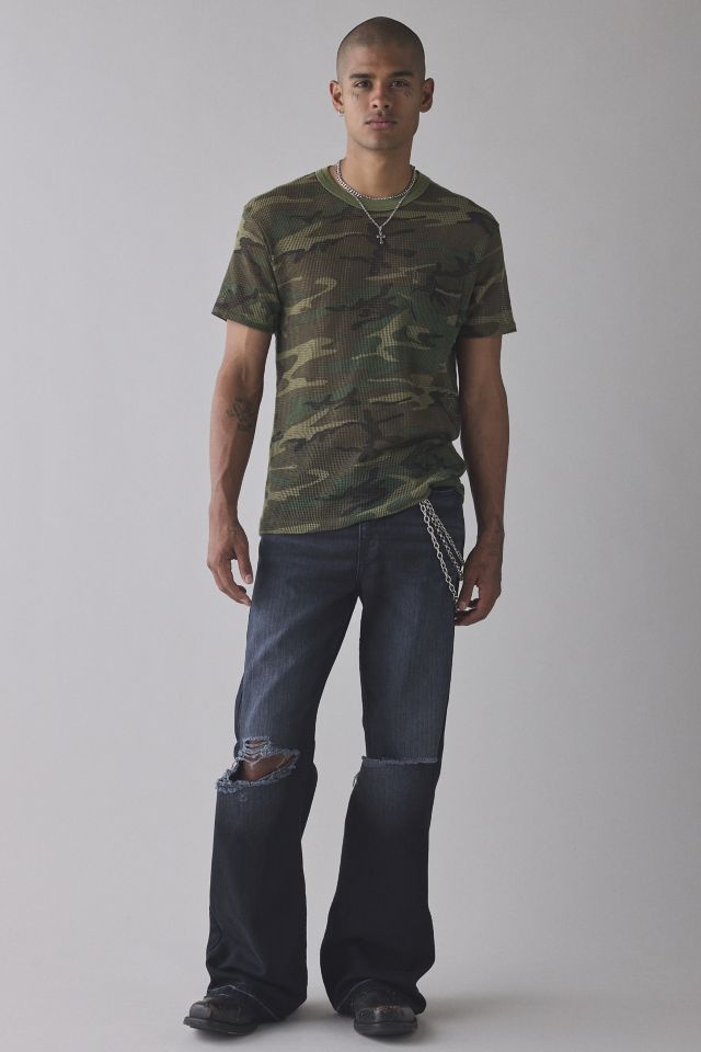 BDG Slacker Destructed Relaxed Flare Jean #2