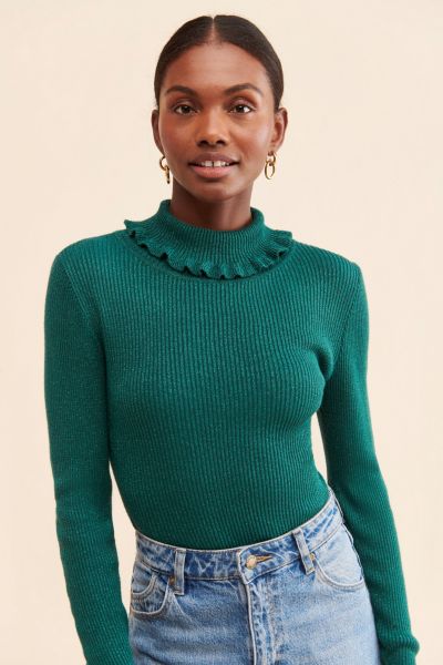 Glamorous Frill Turtleneck