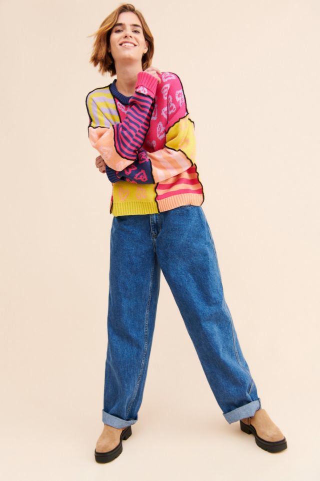 The Ragged Priest Patchwork Knit Sweater #3