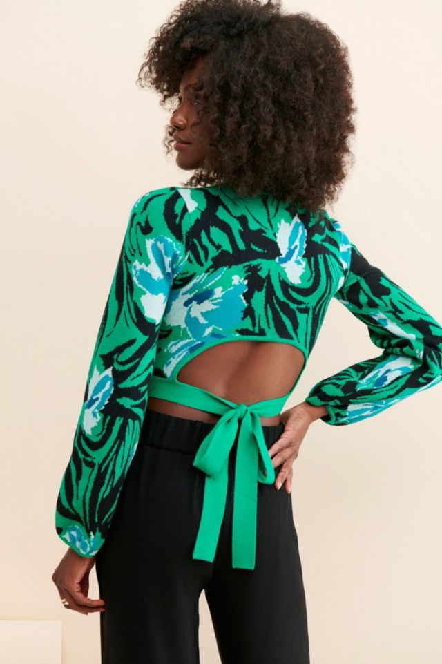 4SI3NNA Rosa Cropped Sweater #1