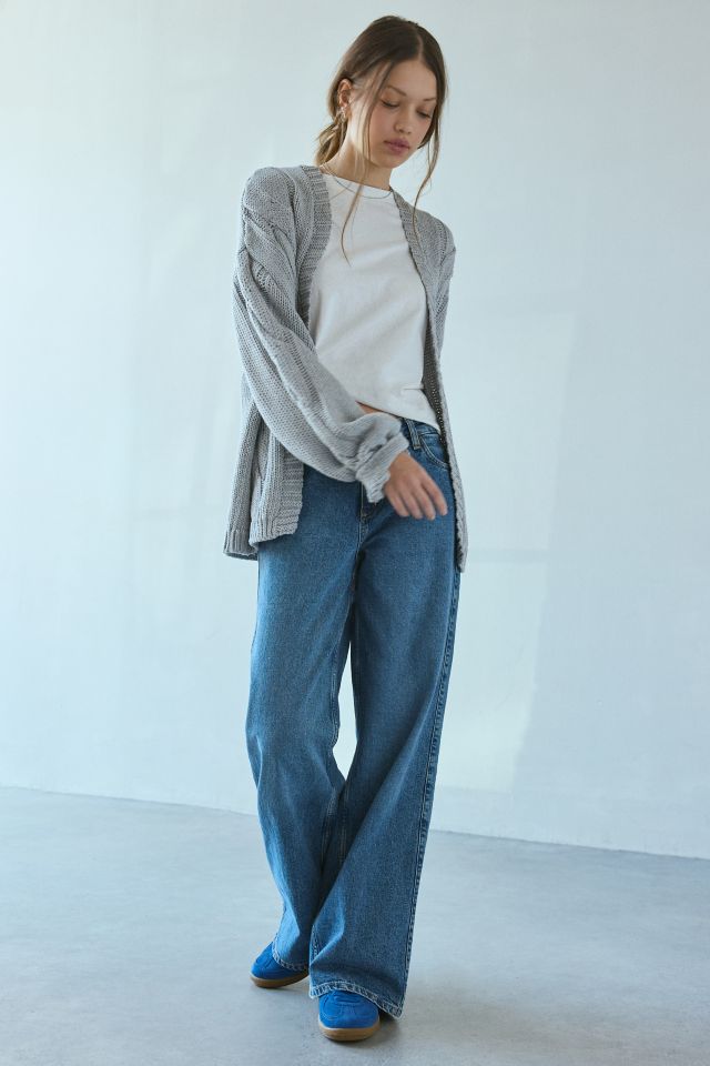 BDG Skylar Oversized Cable Knit Cardigan #1