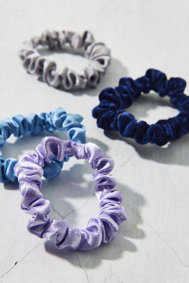 Velvet & Satin Hair Scrunchie Set #1