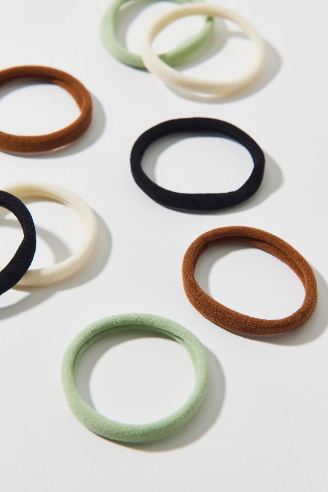 Soft Ponytail Holder 8-Pack Set #1