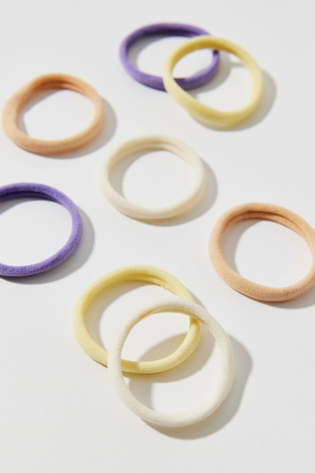 Soft Ponytail Holder 8-Pack Set #1