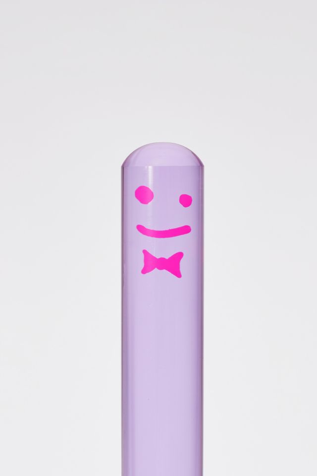 Purple Acrylic Toilet Plunger with Drip Tray