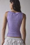 UO Mercedes Orchid Graphic Boatneck Tank Top