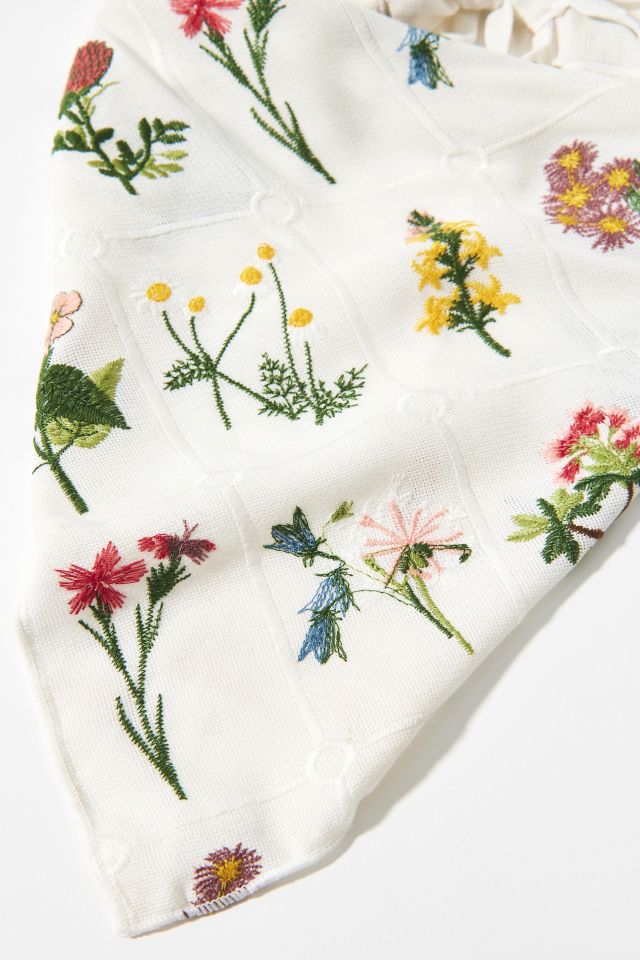Bouquet Embroidered Headscarf #2