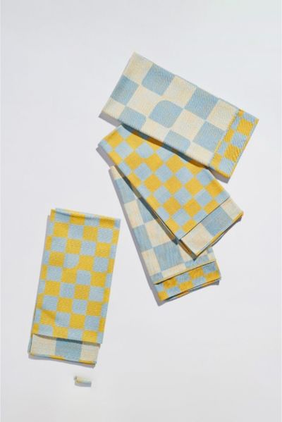 Tortuga Forma Double Sided Dinner Napkin Set In Sky At Urban Outfitters In Multi