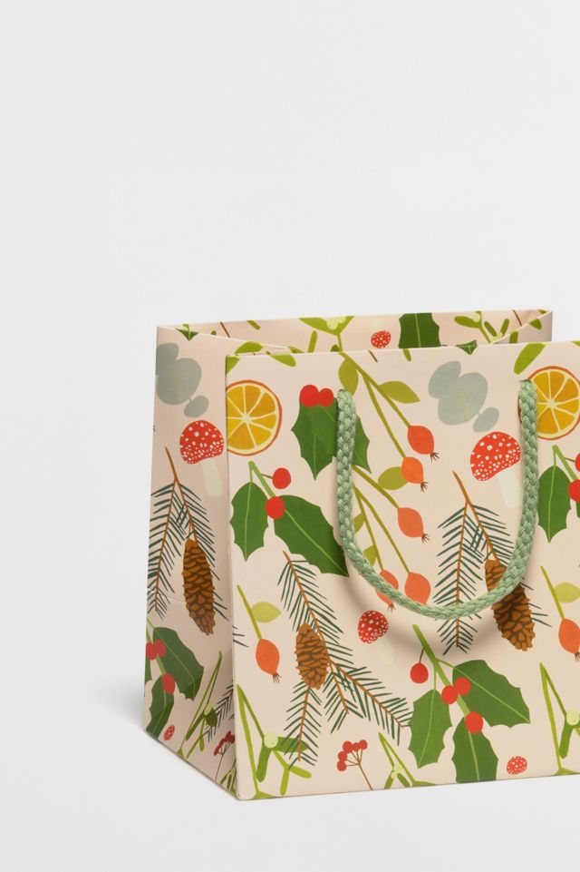 Red Cap Holiday Greens Small Gift Bag #1