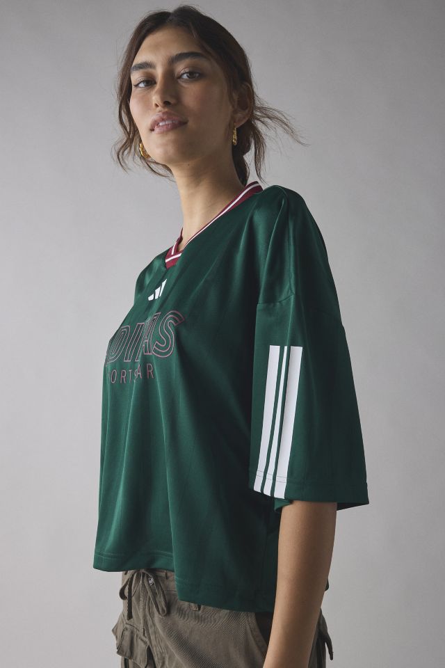 adidas House Of Tiro Nations Pack Dark Green Boyfriend Tee #1