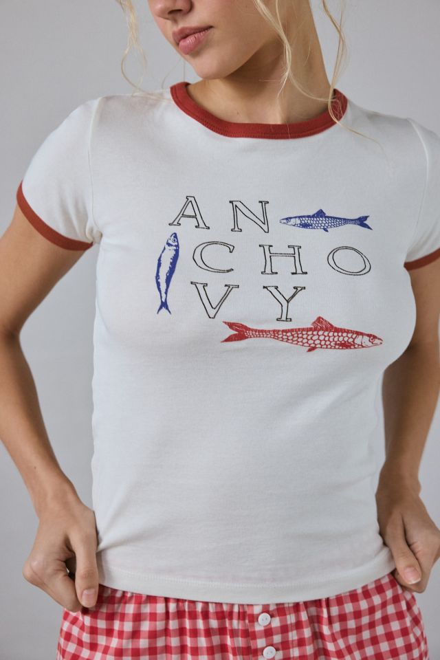 T-shirt Bébé Ajusté Anchois Graphique #1