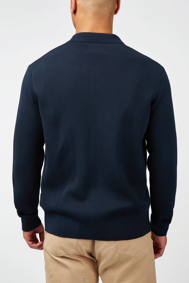Ben Sherman Textured Zip Through Sweater #3