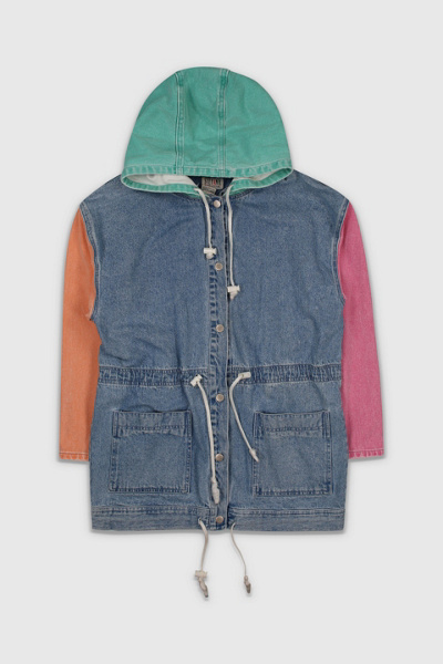 Vintage 90s Colorblock Denim Jacket