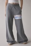 Boys Lie License Plate Wide Leg Sweatpant