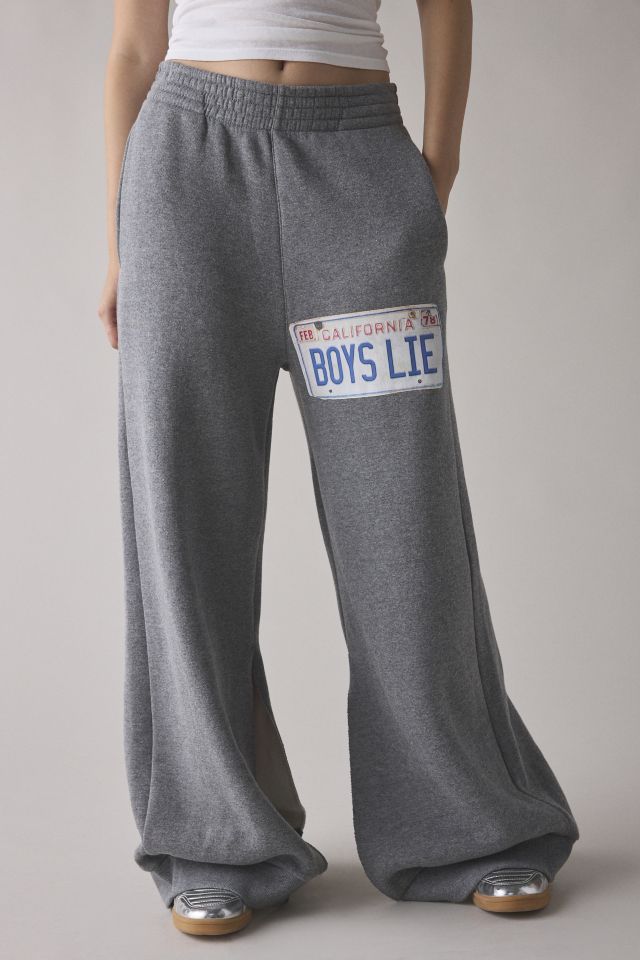 Pantalon de survêtement à jambe large Boys Lie License Plate #4