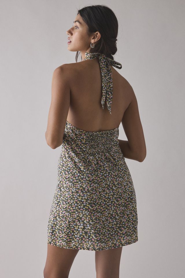 Kimchi Blue Charlie Printed Halter Mini Dress #4