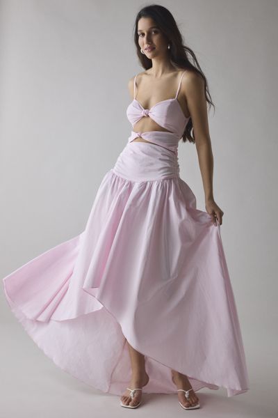 Robe maxi haut-bas Susannah For Love & Lemons