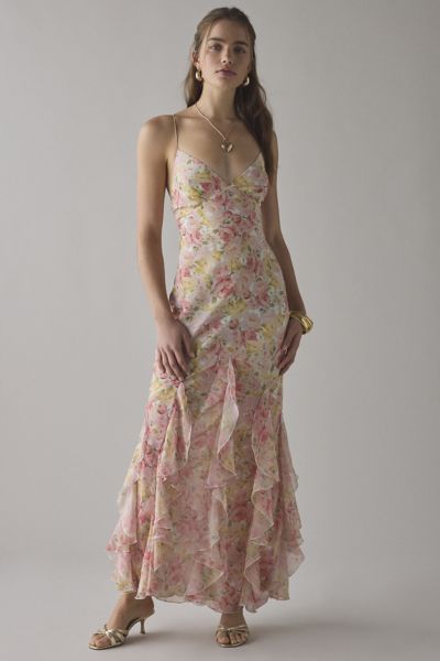 Kimchi Blue Renee Smocked Maxi Dress