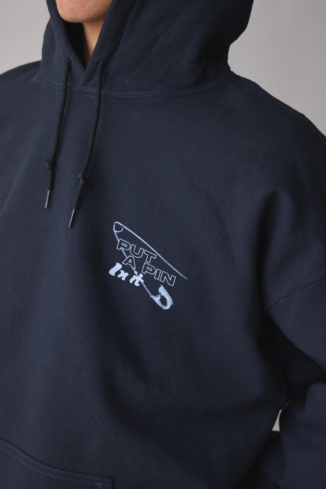 Pin Grunge Graphic Oversized Hoodie Sweatshirt #3