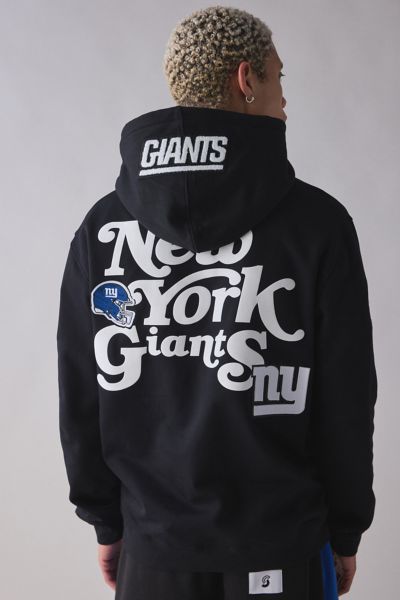 Shop Pro Standard Nfl New York Giants Souvenir Graphic Hoodie Sweatshirt In Black, Men's At Urban Outfitters