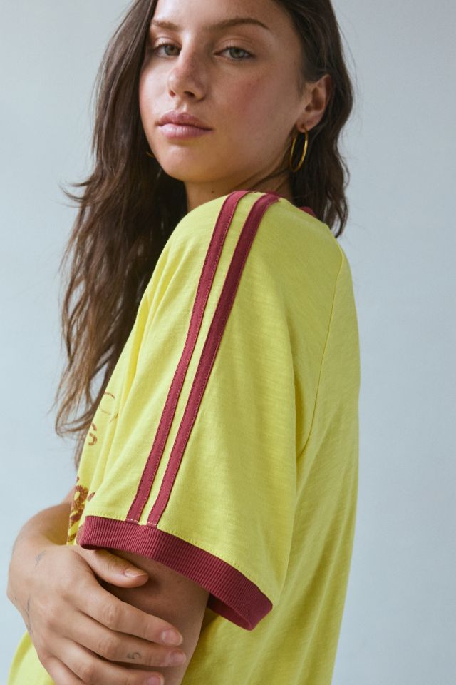 Madrid Graphic Oversized V-Neck Jersey Tee #1