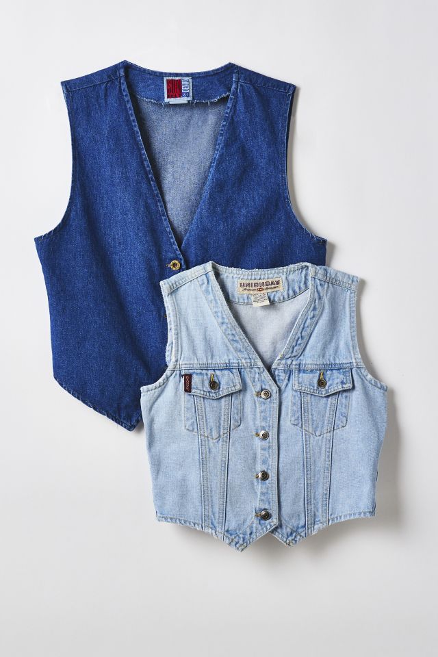 Vintage By UO Denim Vest Top #1