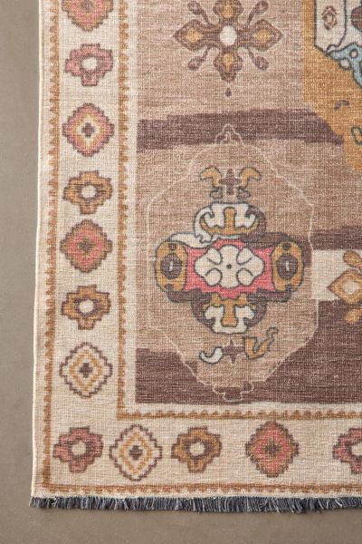 Lorna Oushak Printed Chenille Rug